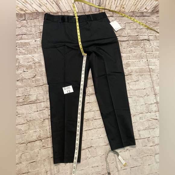 NWT 89TH+Madison ankle length cotton/Polyester/spandex,black pants size 8,10,12 - Picture 6 of 13